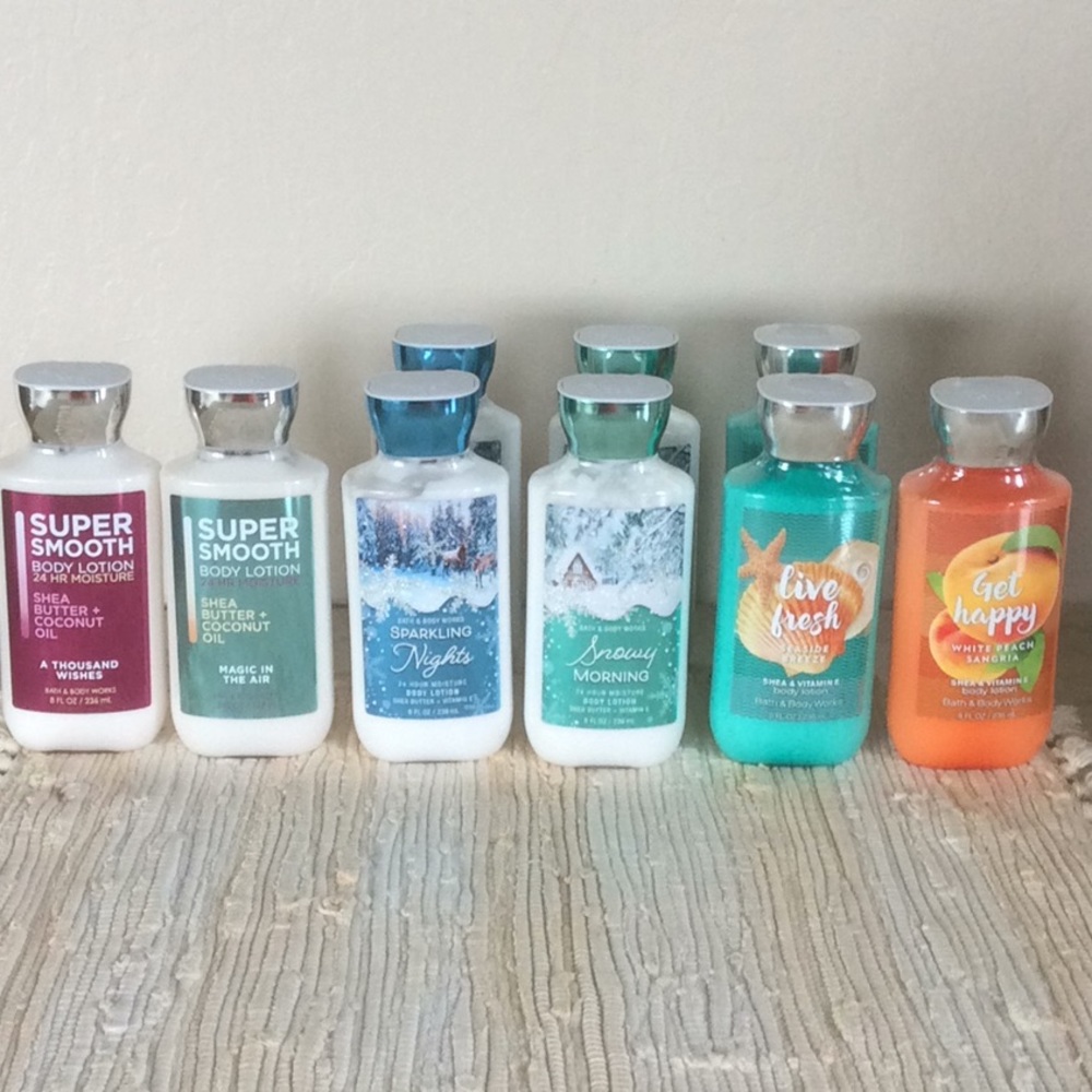 BATH AND BODY WORKS 8 Oz BODY LOTIONS